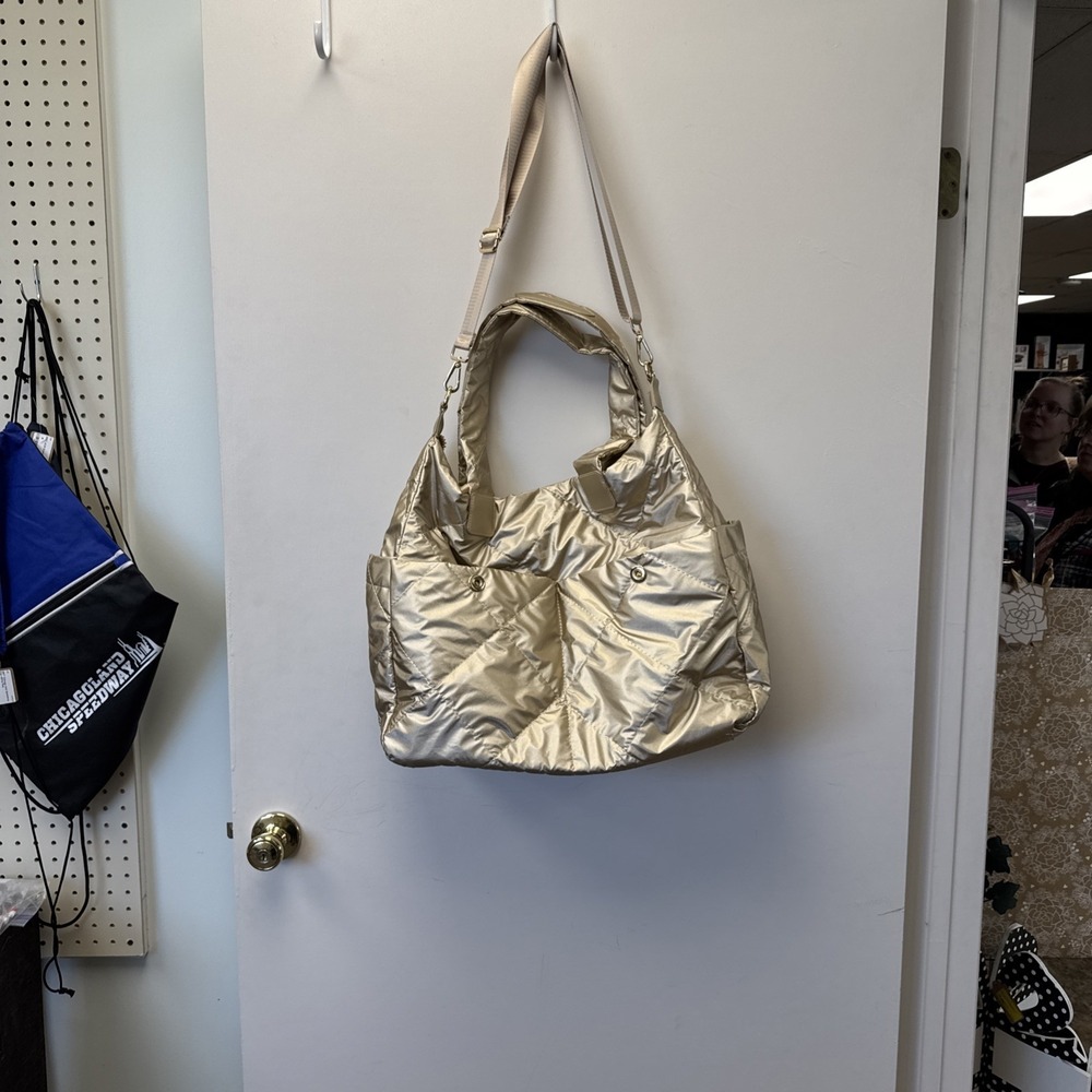 Chico's Metallic‎ Gold Tote